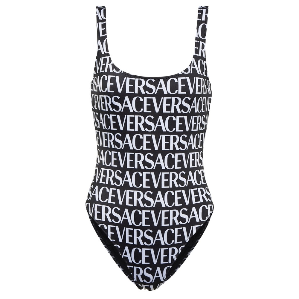 VERSACE LOGO ONE-PIECE SWIMSUIT